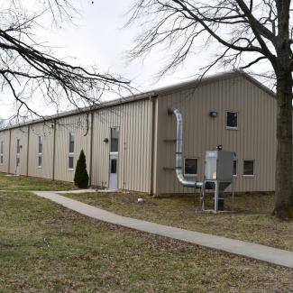 Photo of the mineral processing building