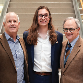 Photo of Lee Todd, Lucas Bertucci, and Jack Groppo