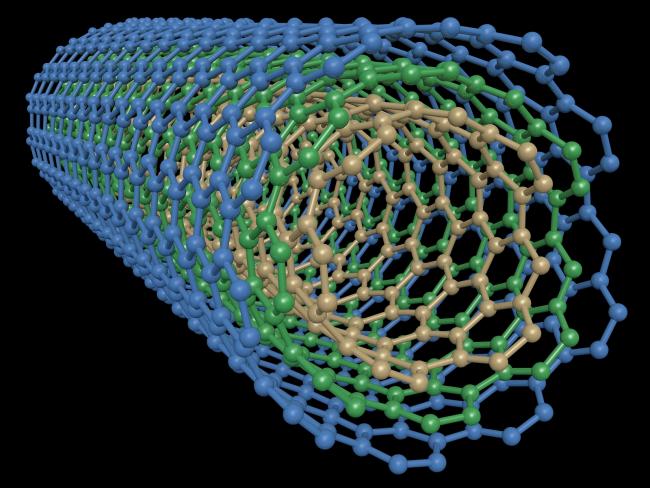 graphic of Carbon Nanotubes